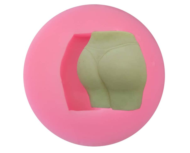 Lady butt Shape Chocolate Fondant Cake Decoration Baking Silicone Mould