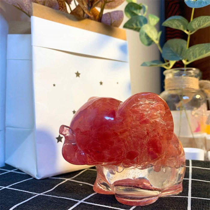 Elephant Beauty Sponge Holder Resin Silicone Mold, DIY Epoxy Resin Casting Mold, Used to Make Handicrafts, Decorations, Jewelry Storage Box