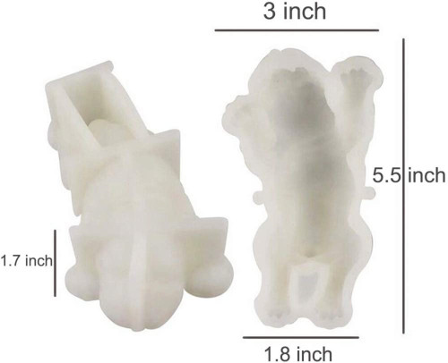 Dog Silicone Mold 3D Shar Pei Dog Mold DIY Cake Decoration Mousse mold Cute Chocolate Jelly Ice Cream Fondant Molds