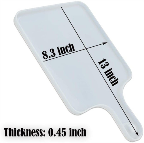 Resin Silicone Tray Molds, Casting Mold for Epoxy Resin, DIY Resin Serving Board Agate Geode Rolling Tray Ocean Wave Home Decoration