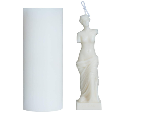 3D Silicone Candle Mold,Creative Nordic Candle Mold,Greek Roman Mythology Venus Goddess Candle Molds,Handmade Decorating Silicone Mold for Making DIY Homemade Beeswax Candles