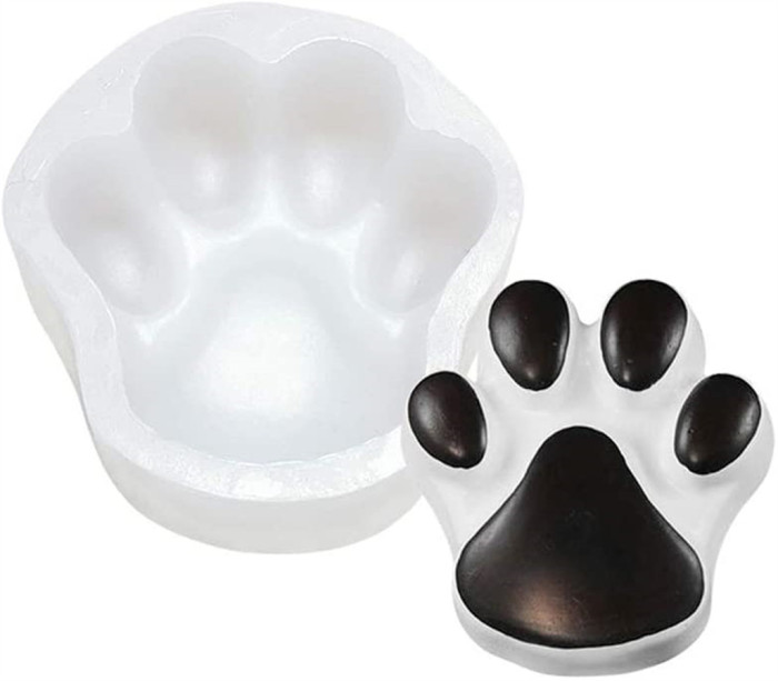 DIY Large Pet Paw Resin Casting Mold Dog Paw Silicone Mold for Epoxy Resin Crafts Home Art Crayons, Soap, Clay Crafts.