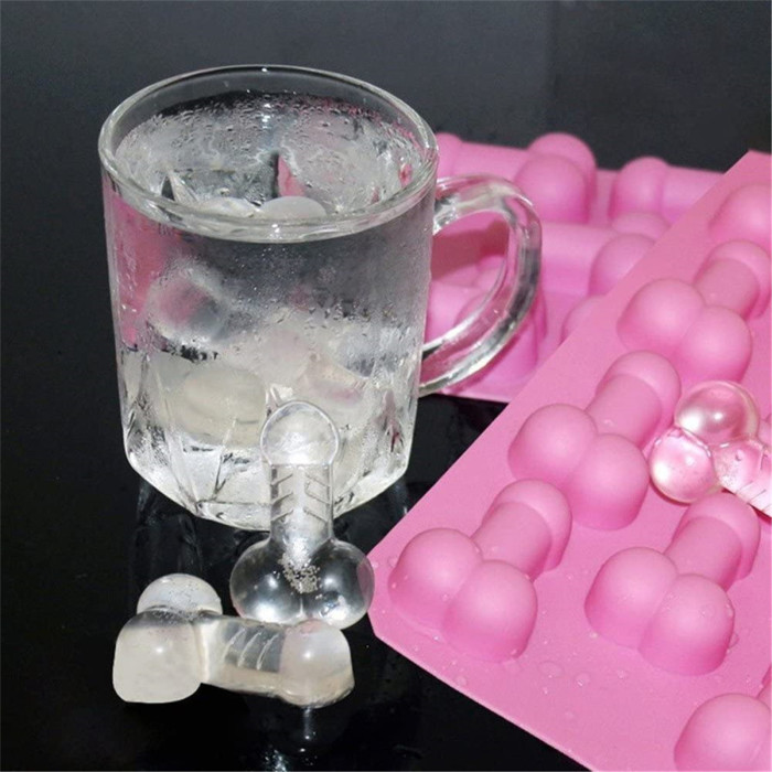 Funny Shaped Silicone Mold Novelty DIY Mousse Cake Chocolate Fondant Soap Cake Ice Cube Mold pennis molds silicone for chocolate