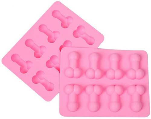 Funny Shaped Silicone Mold Novelty DIY Mousse Cake Chocolate Fondant Soap Cake Ice Cube Mold pennis molds silicone for chocolate