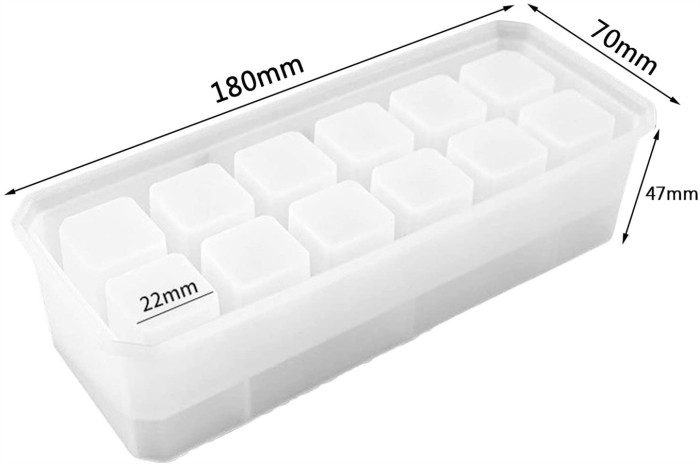 Resin Casting Molds,Makeup Lipstick Storage Box Silicone Molds,Resin Lipstick Holder Molds,with 12-Slot Mold,for DIY Crafts Making Resin Molds for Epoxy Crafts DIY