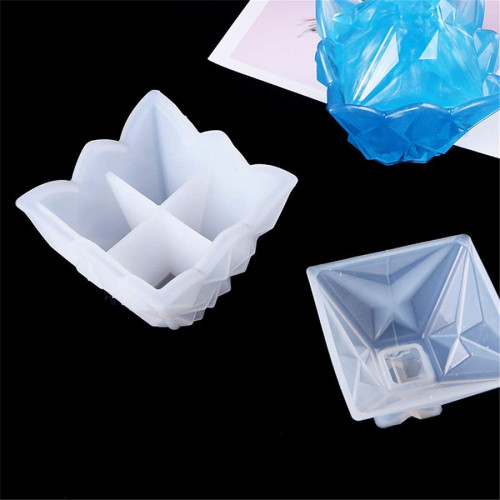 Pyramid Resin Molds, Epoxy Silicone Molds Storage Box Mold Jewelry Box Molds, Flower Pot Mold Trinket Box Casting Molds DIY Craft (Pyramid Mold)