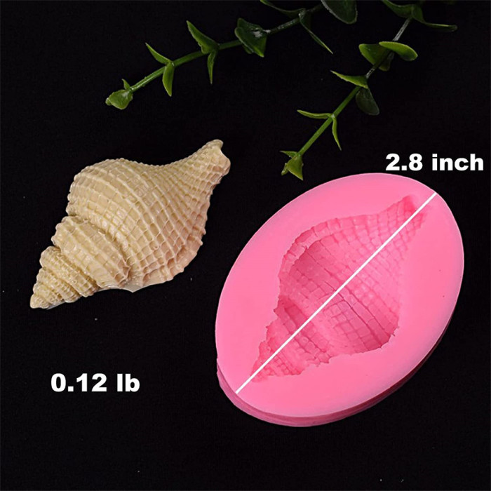 DIY Silicone Molds Sets 7 Pcs Sea Theme Urchin Resin Mold for Fondant Cake Decoration, Candy, Cupcake Topper, Chocolate, Soap, Art Craft Baking Tools