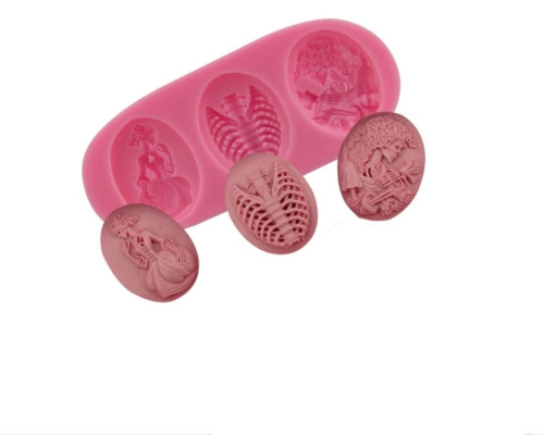 Skeleton Skull Fondant Cake Mold Silicone Chocolate Candy Mould