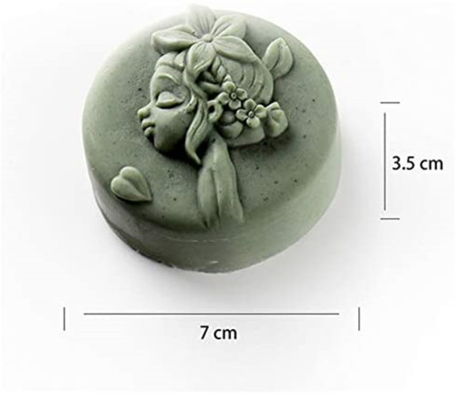 Silicone Molds Indigenous Girl, Indian Girl Craft Art Silicone Soap Mold, Beauty Girl Craft Molds DIY Handmade Soap Molds - Soap Making Supplies