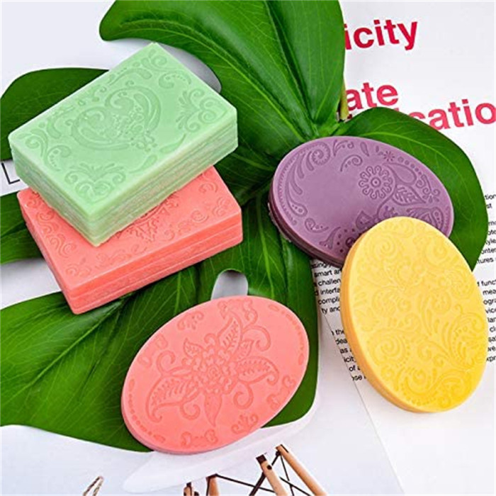 12 Cavities Silicone Molds Flower Leaf Pattern Soap Mold 3D Handmade Craft Mould for Soap Making Candle Making, UV Resin, Epoxy Resin Jewelry Making and More