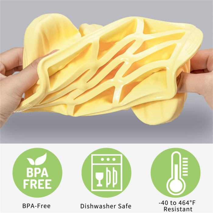 Popsicle Molds, 12 Pieces Silicone Popsicle Molds Easy-Release BPA-free Popsicle Maker Molds Ice Pop Molds Homemade Popsicle Ice Pop Maker with 50PCS Popsicle Sticks