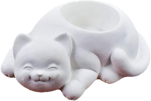 Candlestick Silicone Mold Cat Epoxy Resin Casting Mold is Used to Make Flower Pot/Jewelry Storage Box/DIY Crafts Decorative