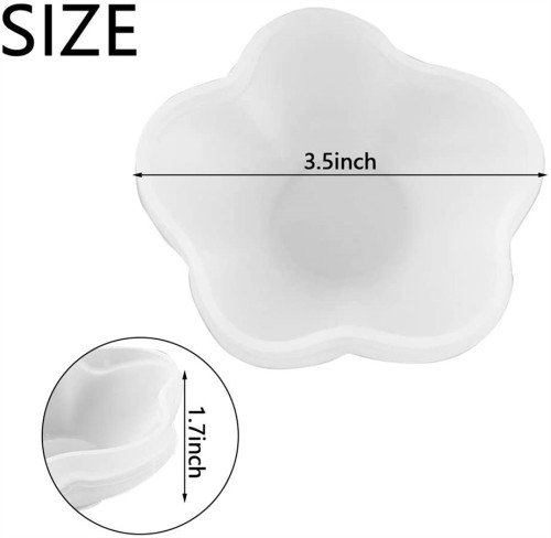 Silicone Dish Resin Mold, Flower-Shaped Jewelry Soap Dish Epoxy Resin Mold Tray Casting Mould for DIY Jewelry Ring Dish Holder, Desk Decoration, Storage, Container, Trinket Dish, Resin Crafts