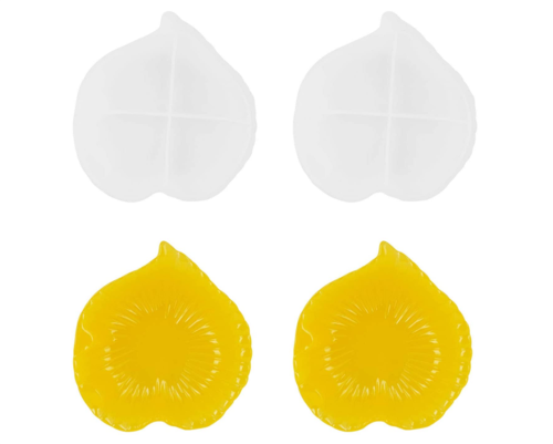 Dish Resin Molds,  Leaf Shaped Silicone Jewelry Tray Molds, Storage Container Epoxy Resin Casting Molds for Jewelry Ring Holders, Soap Dish, Candle Holder, DIY Decorative, Set of 2