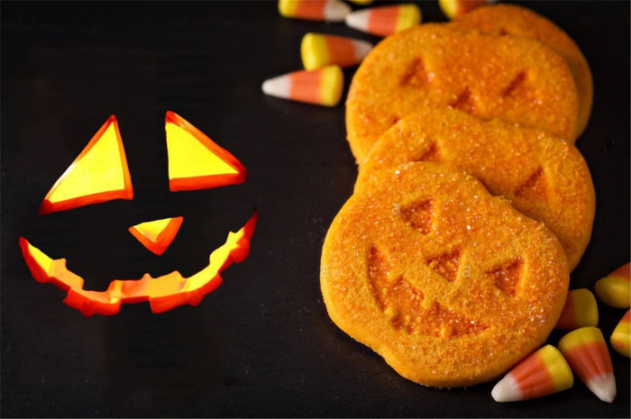 Halloween Molds Silicone Candy Chocolate Soap Mold Pumpkin Baking Mold 2 pcs