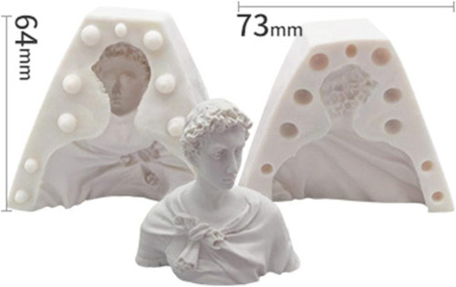 3D Bust Mould, Venus  Greek Mythology Sketch Plaster Silicone Mold for DIY Craft Homemade Soap Statue Aroma Candle Epoxy Resin