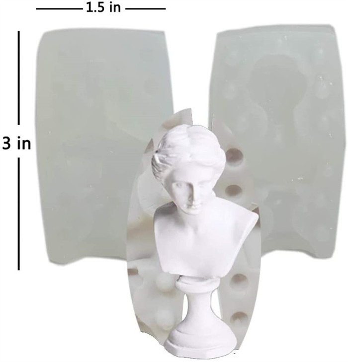 Silicone Body Shaped 3D Molds,Moulds Fou DIY Candle Making, Resin Epoxy, Chocolate, Plaster, Art Festive Mood (Pack-2),Spical Gifts for Children