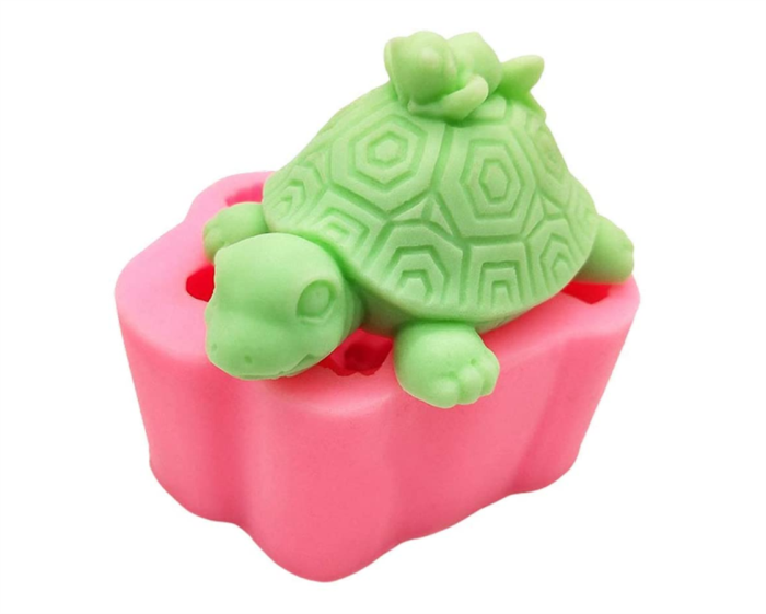 3D Turtle Silicone Soap Mold Tortoise Handmade Craft Candle Wax Melt Mold Chocolate Candy Mold Cake Decorating Tools