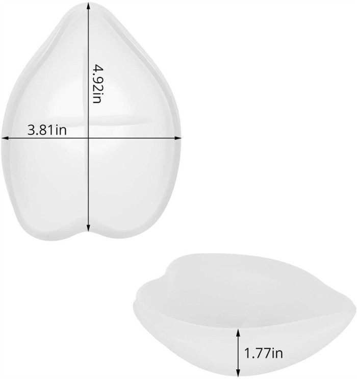 2 Pieces Dish Resin Molds - Leaf Shaped, Gartful Jewelry Tray Molds, Soap Dish Silicone Molds for Epoxy Resin Casting, DIY Jewelry Holder, Soap Dish, Candlestick, Home Decor, Crafts Decorations