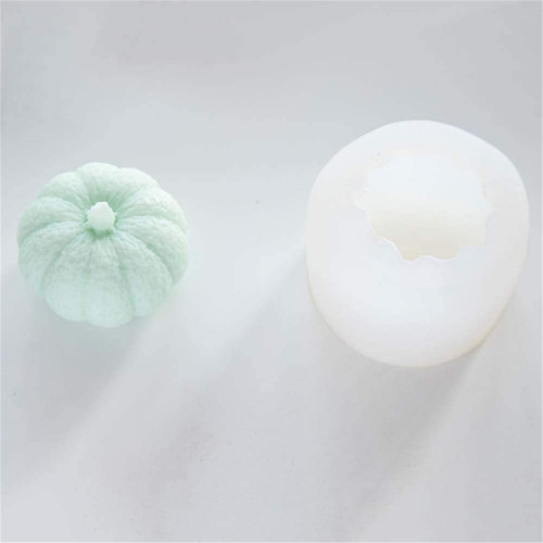 3Pieces 3D Pumpkin Silicone Mold,Chocolate Candy Moulds,Soap Candle Mold,Halloween Mini Pumpkin Mold for Candy,Baking,Cake Decoration