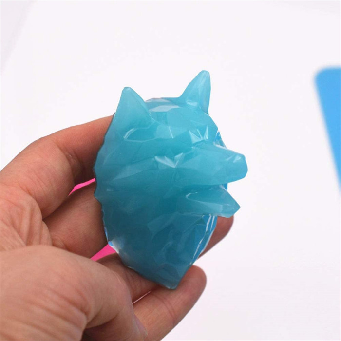 Resin Cartoon Doll Cartoon Animal Molds Epoxy Resin 3D Wolf Lion Orangutan Mould Resin Casting Mold (3pcs)