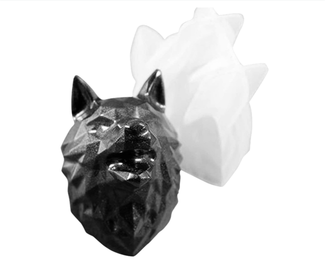 Animal Resin Molds, DIY Cute Cartoons Animal Silicone Molds, DIY Craft Handmade Gifts Jewelry Pendant (Wolf)