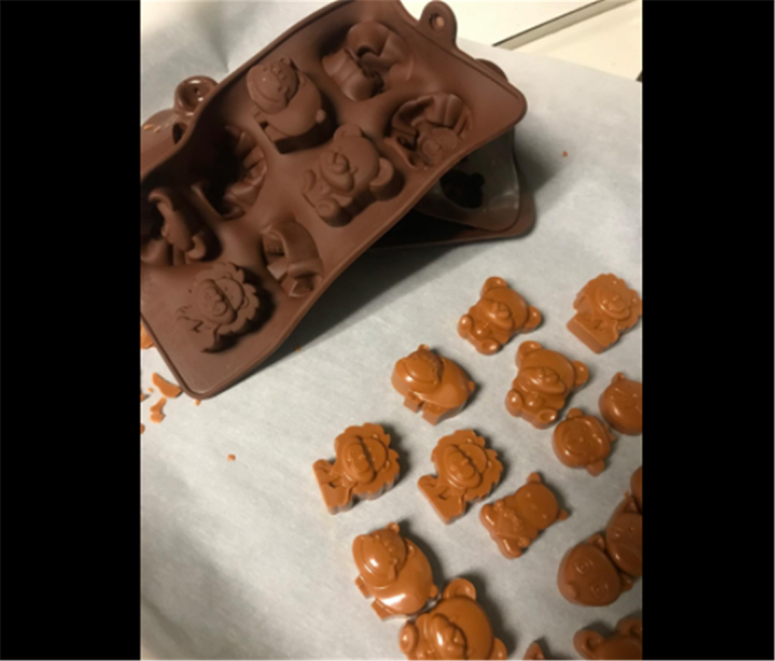 Non-stick Candy Jelly Molds, Chocolate Molds, Soap Molds, Silicone Baking Molds - Forest Cute Theme Happy Bear, Lion, Hippo - More Fun, Toy Kids Set, Set of 2 (Animal)