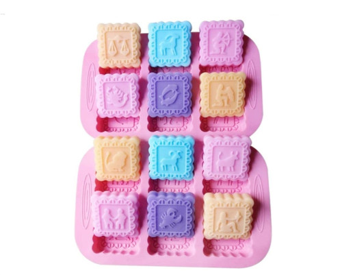 Silicone Molds, 12 Constellations soap molds, 2 Pack 12 Cavities Craft Molds, Best DIY Handmade Soap Molds for Gifts
