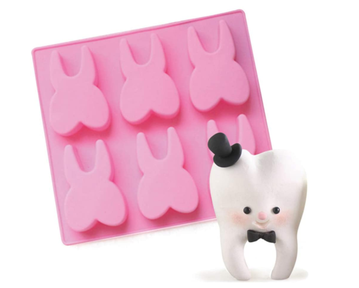 Chocolate Candy Mold Small Tooth,Silicone Gummy Molds, Jelly Molds, Ice Cube Tray, Gelatin Mold, Soap Mold, Cake Making Decoration