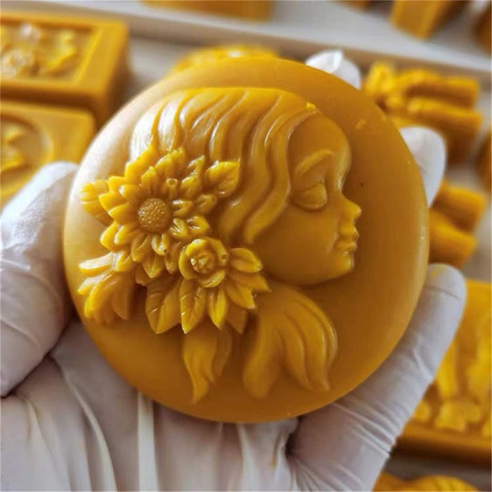 Silicone Molds Indigenous Girl,  Craft Art Silicone Soap Mold, Beauty Girl Craft Molds DIY Handmade Soap Molds