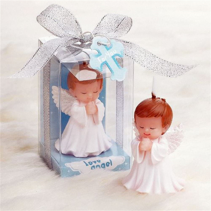 Boy and Girl Angel Silicone Mold Set for Fondant, Candle, Wax, Crayon, Polymer Clay, Plaster of Paris, Soap, Cake Topper Decoration, Bath Bomb, Lotion bar, Baby Shower Birthday Gifts Making Tools