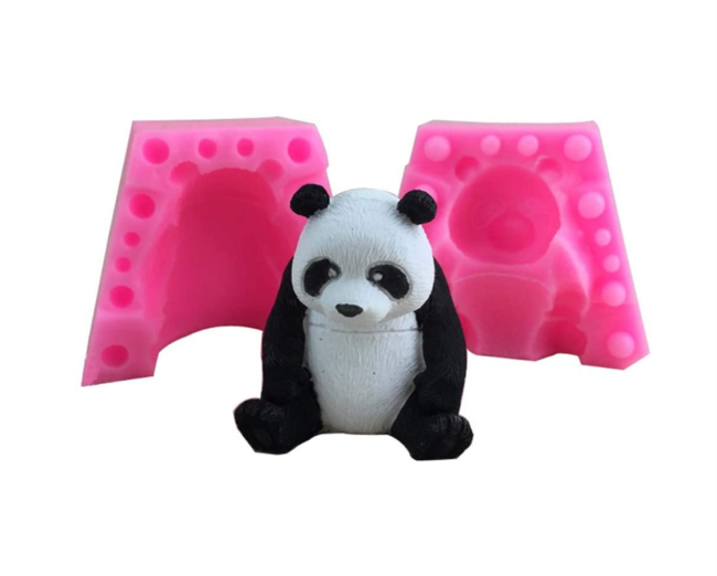 3D Panda  Cake Topper Decoration Candy Chocolate Gumpaste Sugarcraft Moulds Panda