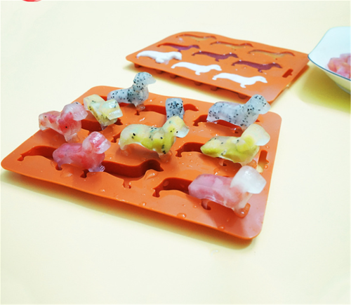 Dachshund Dog Shaped Silicone Ice Cube Molds