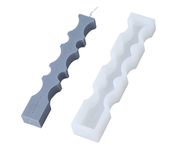 Silicone Candle Molds for Candle Making,Unique Resin Molds for Making Pillar Aromatherapy Candles DIY Casting Epoxy Mold for Resin, Wax,Soap, Flower Specimen,Clay Craft