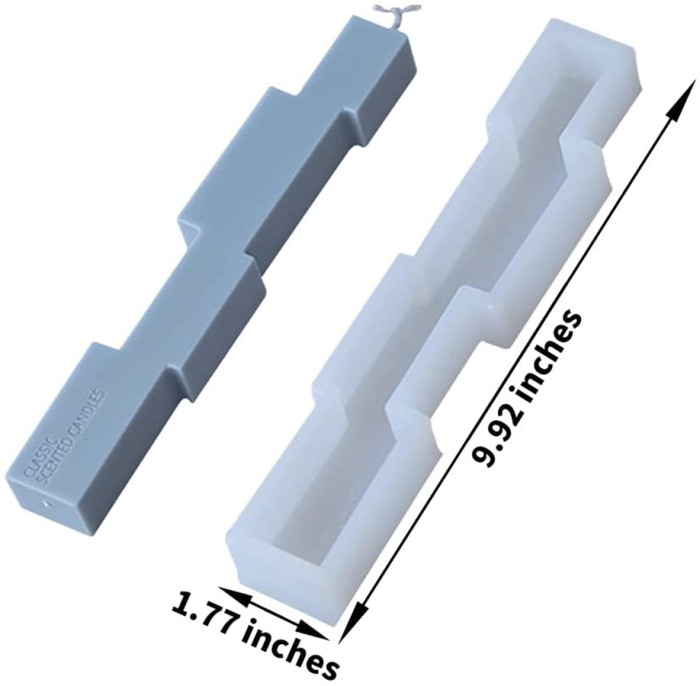 Silicone Candle Molds for Candle Making,Unique Resin Molds for Making Pillar Aromatherapy Candles DIY Casting Epoxy Mold for Resin, Wax,Soap, Flower Specimen,Clay Craft