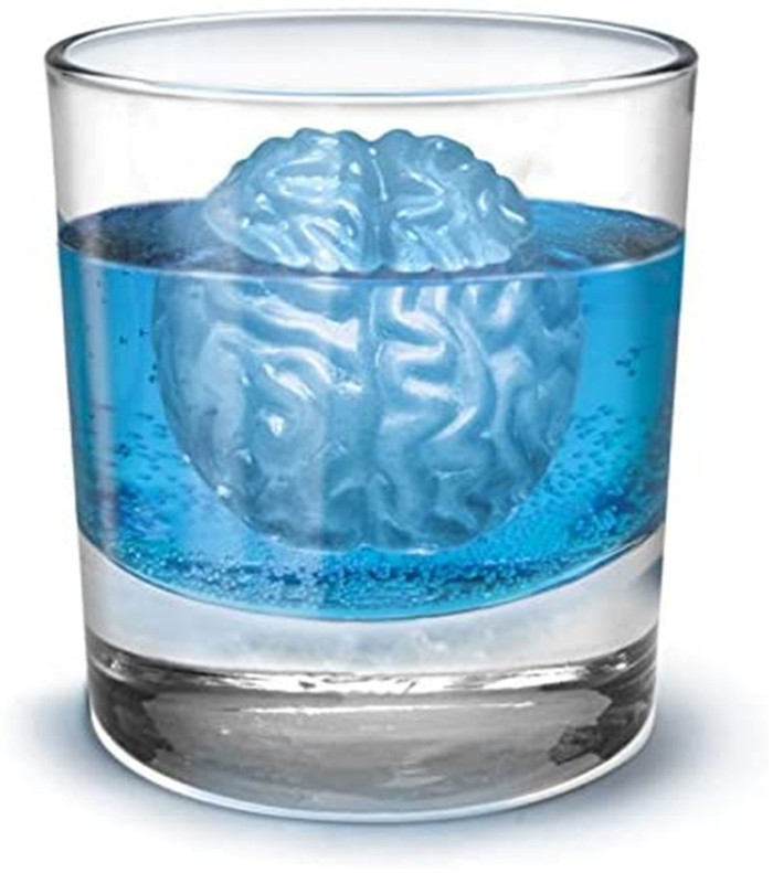 Brain  Ice Cube Tray Halloween Silicone Mold Resin Molds for Chocolate Candy Jello