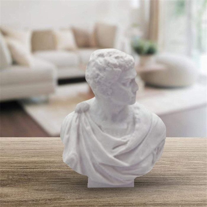 3D Bust Mould, Sketch Plaster Silicone Mold Nordic Style Mould for DIY Craft Homemade Soap Statue Aroma Candle Epoxy Resin