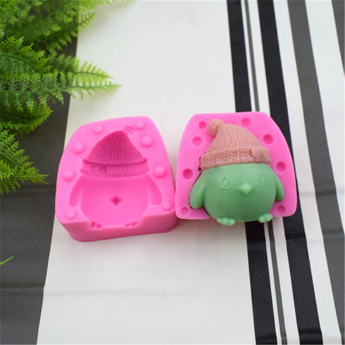 3D Chicken Craft Animal Silicone Candle Molds Soap Mold Handmade Wax Resin Moulds