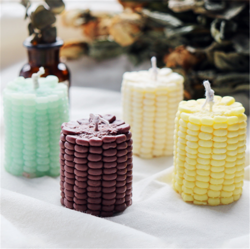 Corn Shape Silicone Mold Maize Candle Mold Handmade Aromatherapy Soap Mould Wax Model DIY Candle Making Mould Home Decor