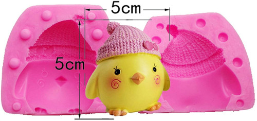 3D Chicken Craft Animal Silicone Candle Molds Soap Mold Handmade Wax Resin Moulds