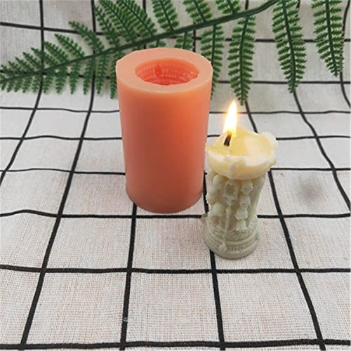 Skull Tower Silicone Candle Mold,Silicone Soap Mold,Handmade Plaster Resin Clay Mould,Home Ornaments Wedding Birthday Party Decoration