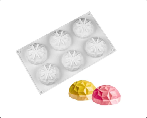 Geometric Round Cake Molds Perfect for Mousse, Chiffon, Gem Cakes and Mini Cakes