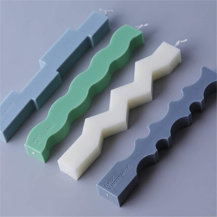 Silicone Candle Molds for Candle Making,Unique Resin Molds for Making Pillar Aromatherapy Candles DIY Casting Epoxy Mold for Resin, Wax,Soap, Flower Specimen,Clay Craft