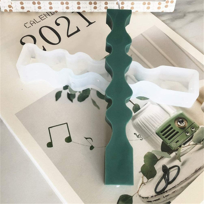 Silicone Candle Molds for Candle Making,Unique Resin Molds for Making Pillar Aromatherapy Candles DIY Casting Epoxy Mold for Resin, Wax,Soap, Flower Specimen,Clay Craft