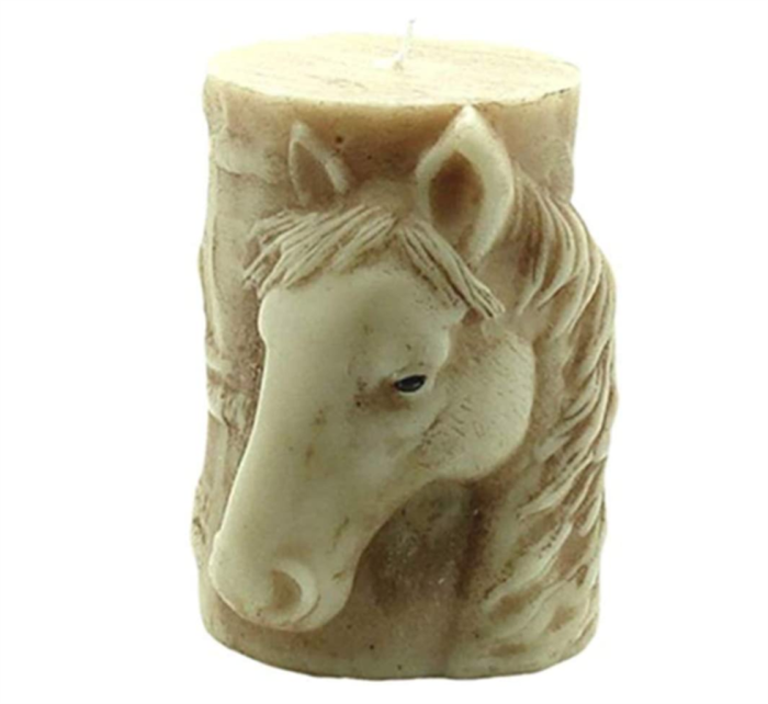 Horse Design Candle Mold Wax Mould 3D Animal Silicone Candle Molds Resin Epoxy Crafts Gypsum Craft Silicone Mold