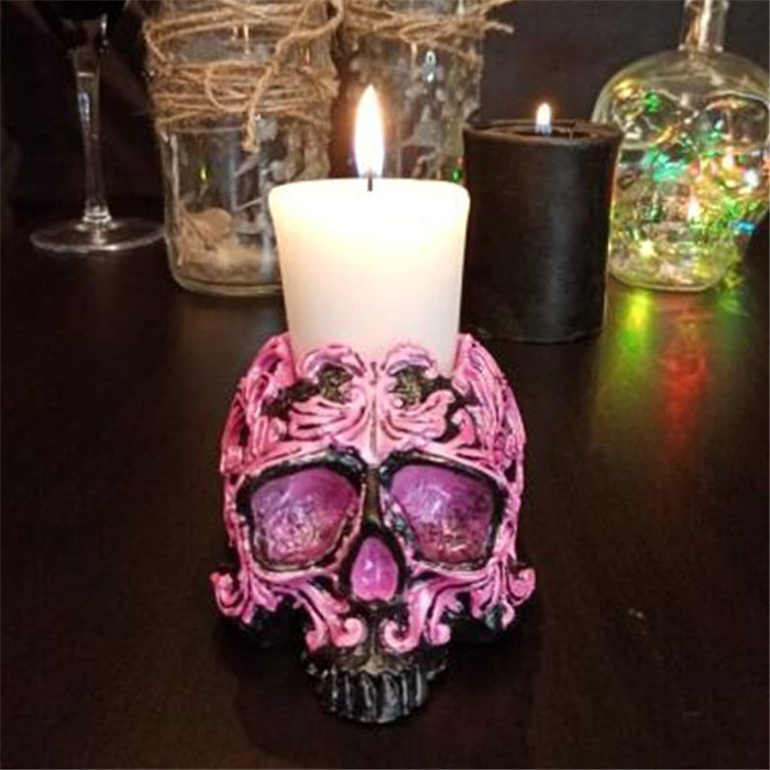 Skull Head Ashtray Epoxy Resin Mold - Flowerpot Plant Pot Silicone Mould DIY Crafts Plaster Home Decoration Ornaments Mold