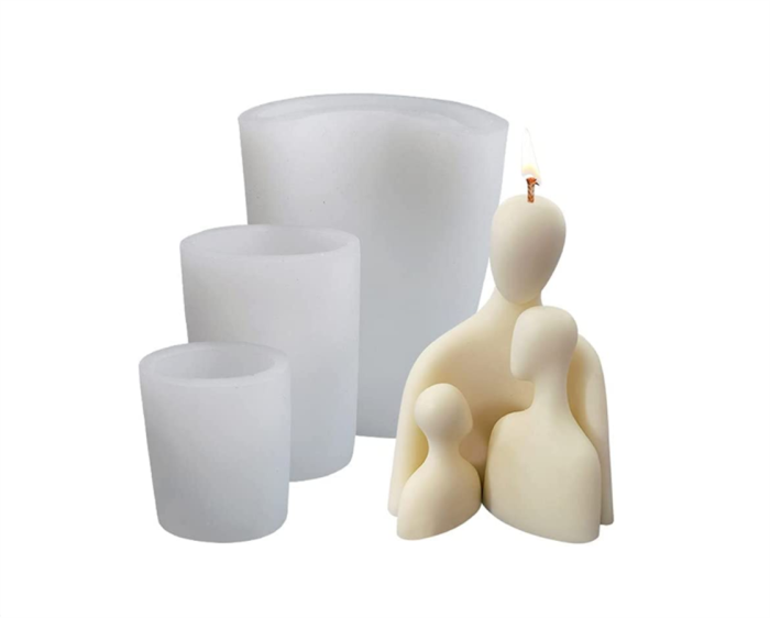 Candle Molds Silicone- Art Body, 3D Candle Molds for Candle Making, DIY Soap,Candle, Chocolate, Plaster Or Epoxy Resin