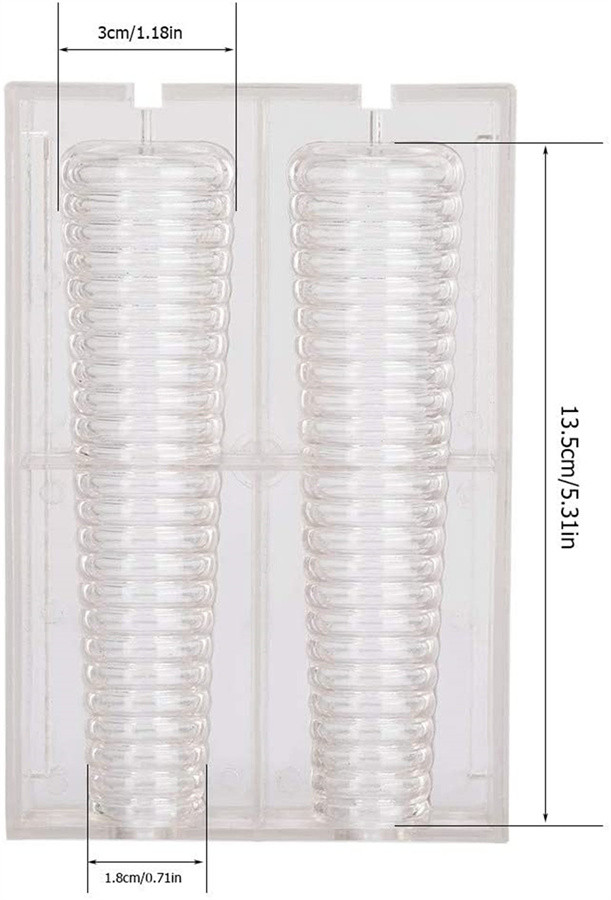 Odorless Safe Plastic Candle Mold, Candle Making Mold, Non-Toxic for Wax Resin Decorative Candles Chocolate