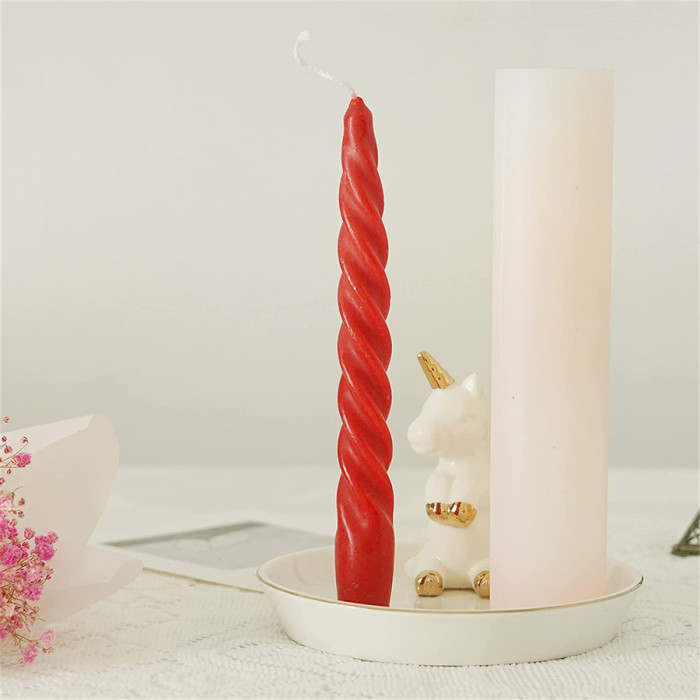 Spiral Taper Candle Mold, Taper Mold DIY, Silicone Candle Mold, Candle Mold for Candle Making, Candle Mold Twist, Silicone Mold for Candle, Twisted Candlestick Mold