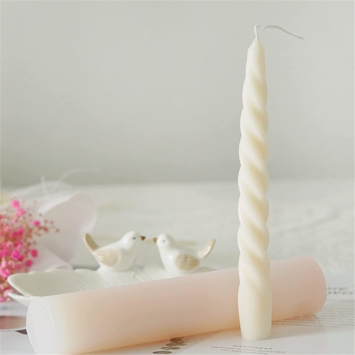 Spiral Taper Candle Mold, Taper Mold DIY, Silicone Candle Mold, Candle Mold for Candle Making, Candle Mold Twist, Silicone Mold for Candle, Twisted Candlestick Mold